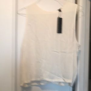 Banana Republic white top. New with tags.